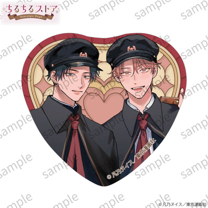 [BL Award 2026]Sparkle Heart Stained Glass-Style Badge "Roku to Nana" Bonno Nuis
